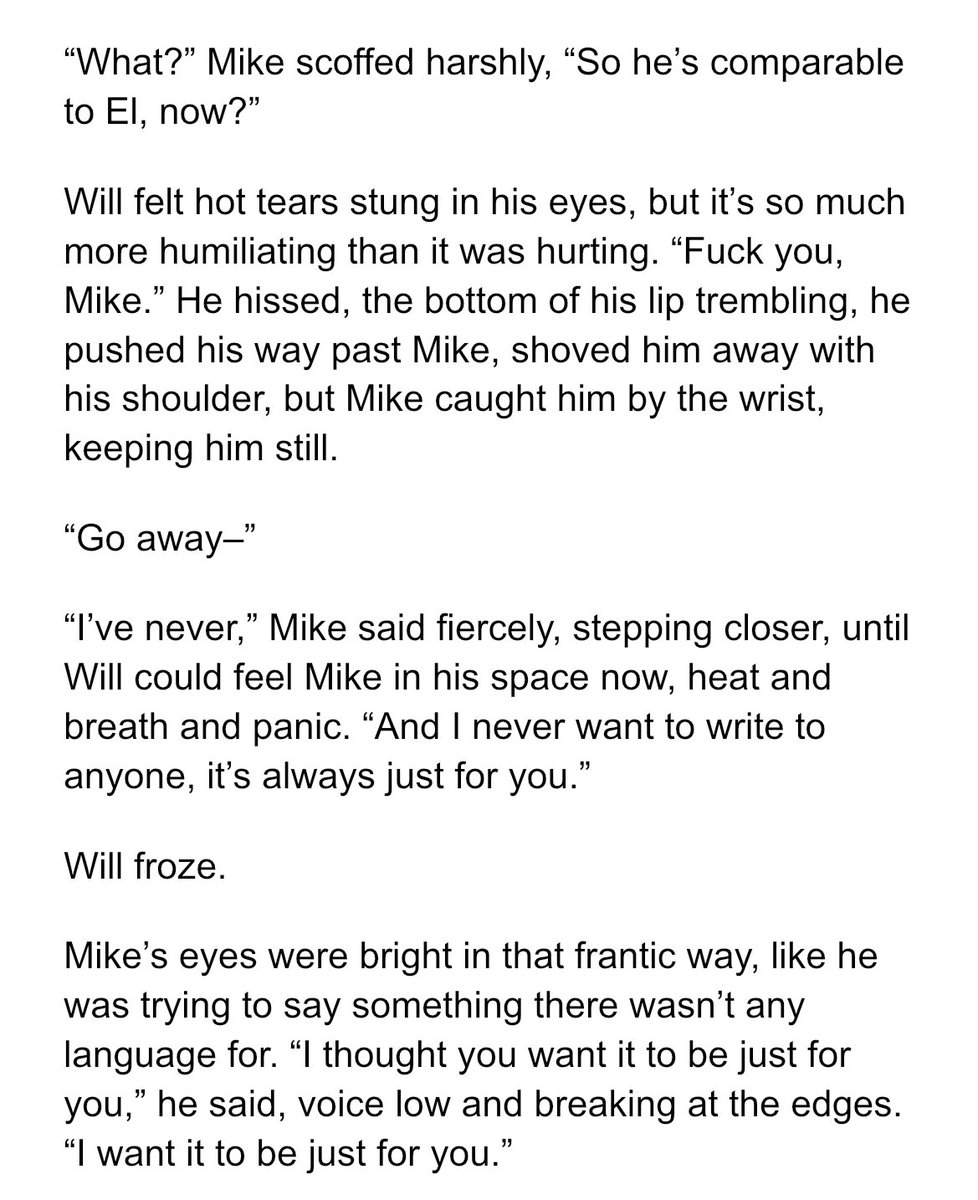 burntsepia's tweet image. [CHAPTER 8 UPDATE] "he chased me, and he wouldn't stop" 

link: archiveofourown.org/works/74469706…

byler fic, chaptered: 8/13 | 15k/120k 
- a fix it and a modern-gothic take on will byers' journey in s5 

- gothic heroine!will, husband!mike, monster!henry creel are fighting it all out lol