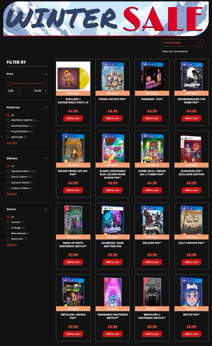 PhysicReleases's tweet image. Winter Sale at Red Art Games: redartgames.com/?aff=24 #NintendoSwitch #PlayStation4 #PlayStation5 #NSW #PS4 #PS5