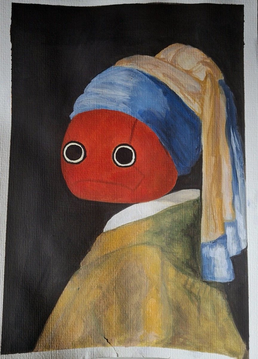 spdesace's tweet image. fatson but girl with a pearl earring ver.

#jasontodd #fatson
