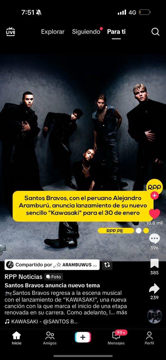 aarambuwu's tweet image. Los comentarios de este tiktok enojados porque mencionaron a Alejandro cuando es OBVIO que lo hacen porque es una cuenta de un medio peruano, a veces las personas son tan ridículas 😫