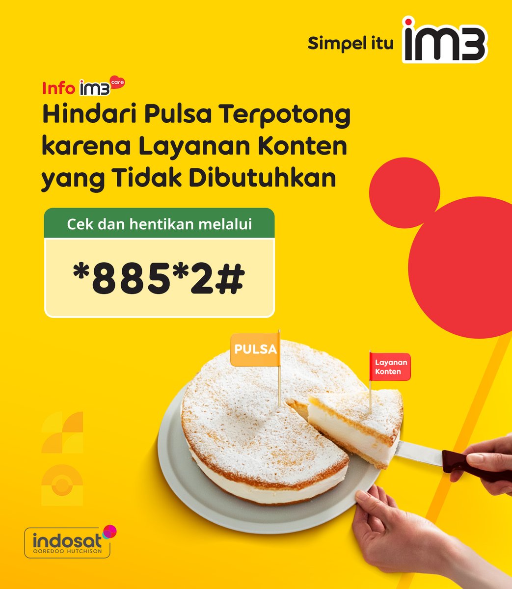 IM3 Care tweet media