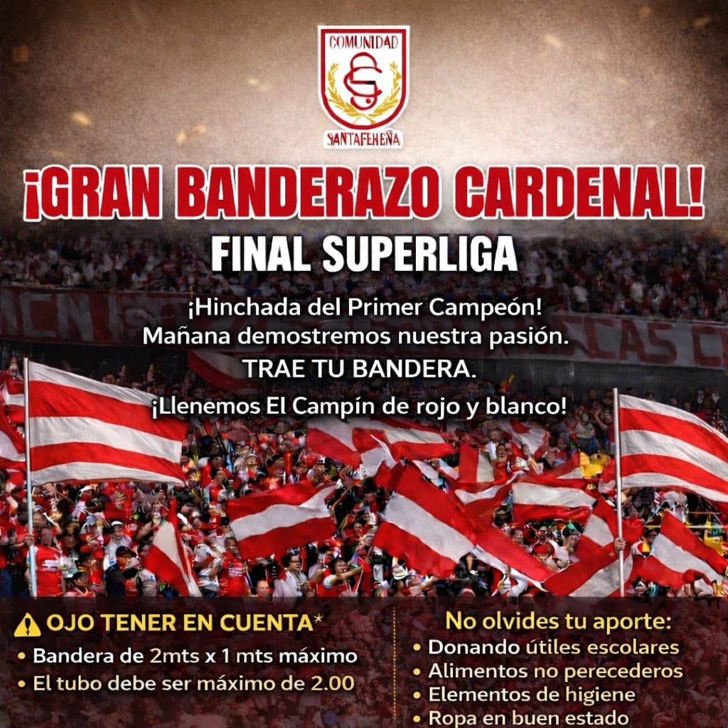 Aviso parroquial 📯 favor de compartir 🔴⚪️ <a href="/SantaFe/">Independiente Santa Fe</a> <a href="/comusantaferena/">ComunidadSantafereña</a>