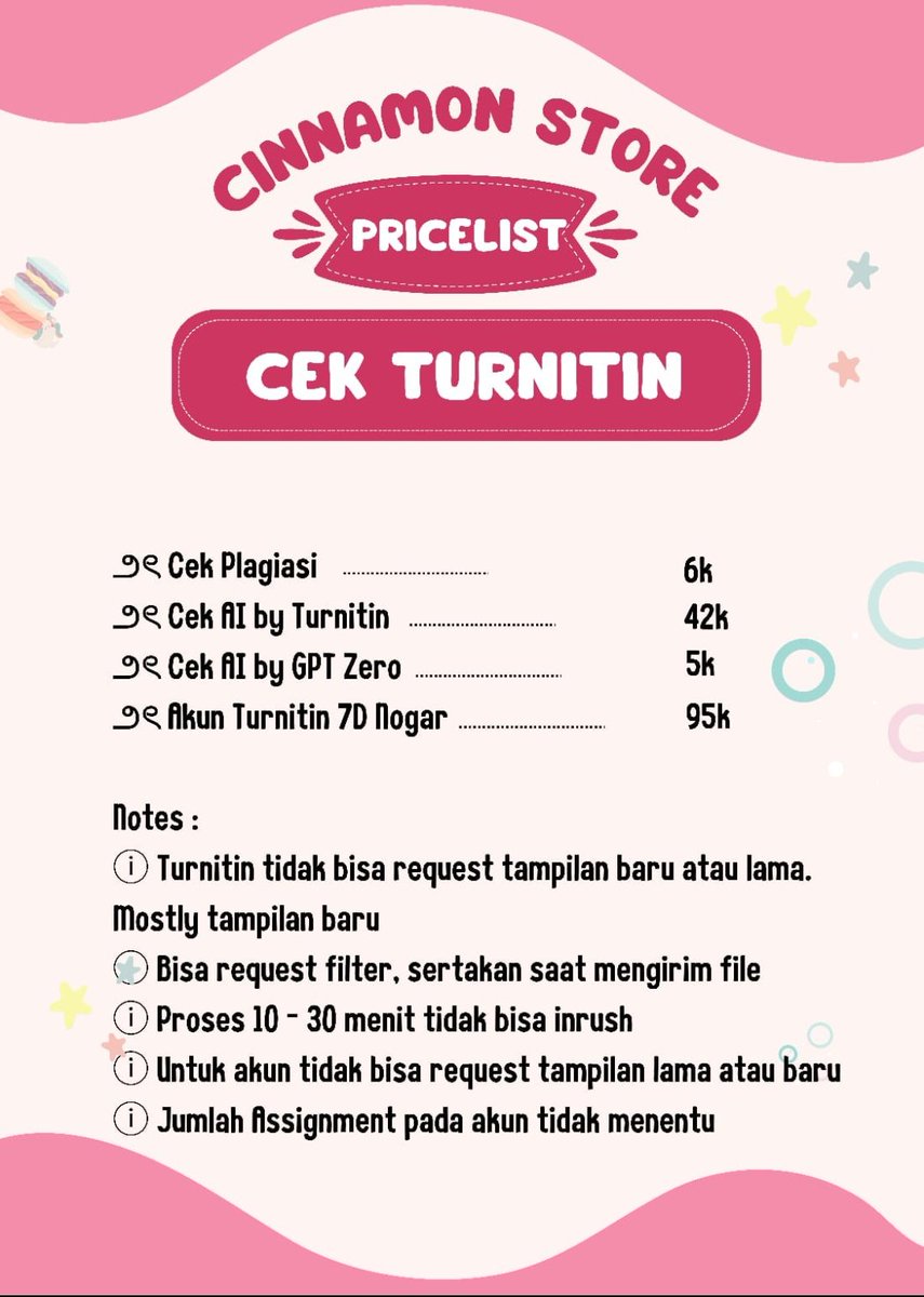 cinnamon, order di wa, JANGAN DM tweet media