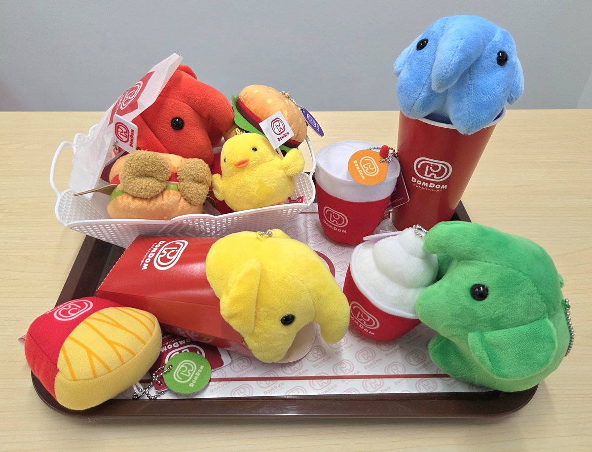 ドムドムごっこもできちゃうぞ〜う🍔🐘