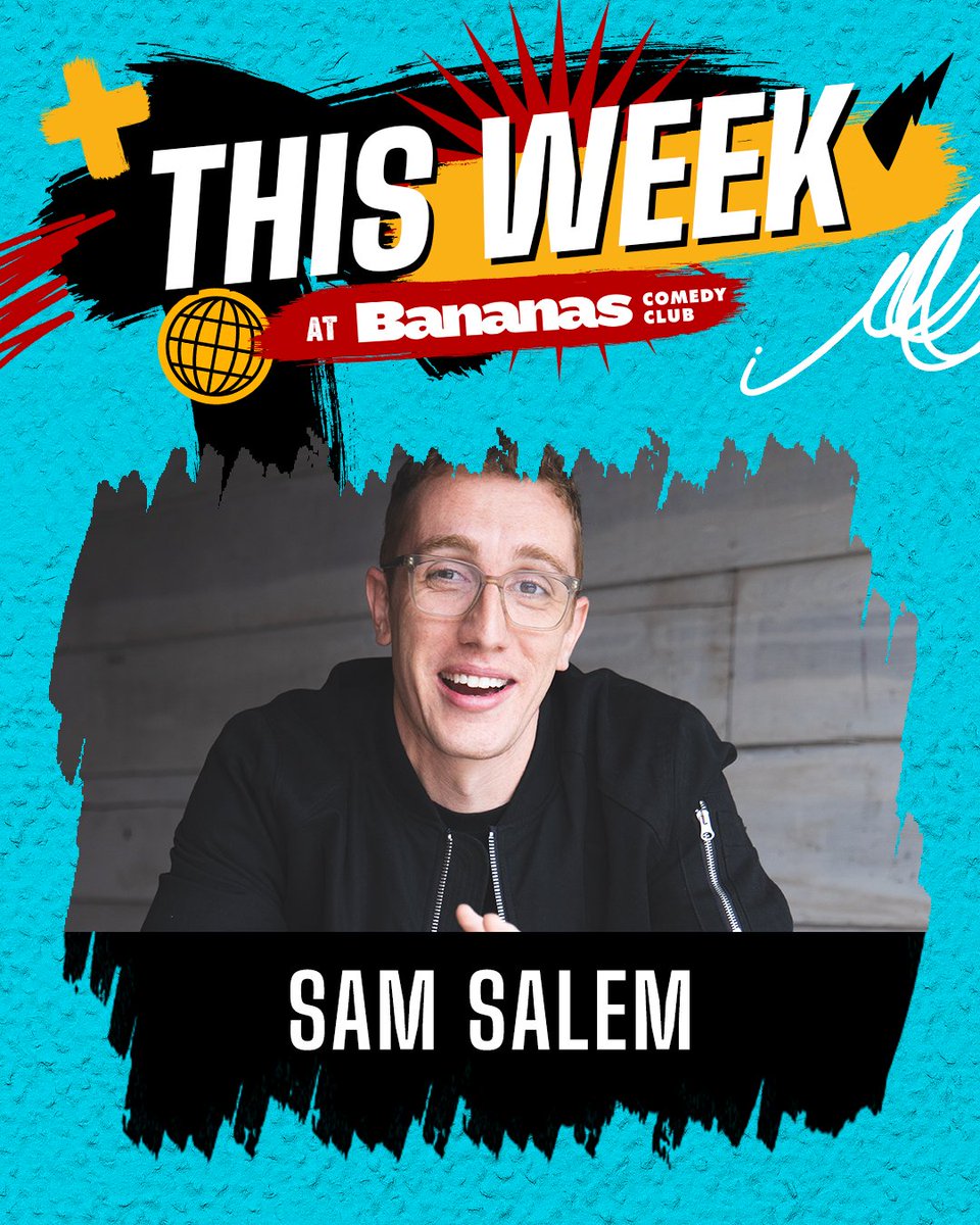This Week at Bananas | Sam Salem this Friday + Saturday! 
Get your tickets now: bit.ly/2Nw7RC9