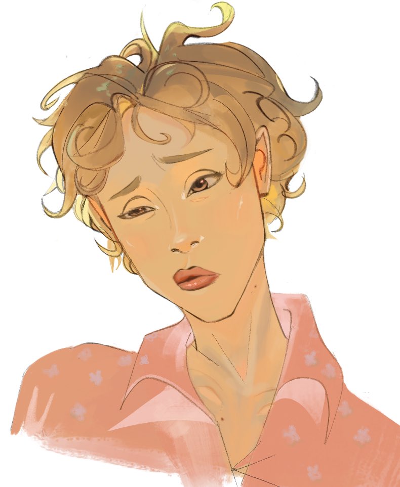 verycoolfeller's tweet image. colors were fun, still figuring out his hair