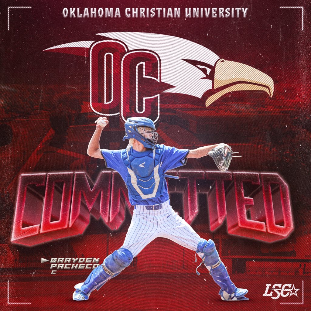 Braydenpacheco7's tweet image. Blessed to announce my commitment to Oklahoma Christian University. None of this would be possible without God, my parents, coaches, and teammates. Thankful to the Oklahoma Christian coaching staff for this incredible opportunity.