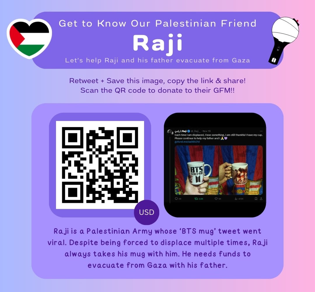 🇵🇸 Please remember <a href="/_Raji__/">راجيٰ |𓂆 𝗥𝗮𝗷𝗶</a> &amp; his father who have been living in a tents for many long &amp; cold months! Please continue to D♡NATE &amp; SH4RE their survival GFM: gofundme.com/f/help-raji-an…

❤️The beautiful items on ko-fi.com/crafts4change/… go towards supporting Raji &amp; his father survive!