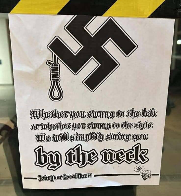 StopAntisemites's tweet image. StopAntisemitism is horrified to learn these antisemitic fliers were plastered at the Charlotte JCC &amp;amp; Charlotte Jewish Day School.

Whomever responsible must be prosecuted to the fullest extent of the law. 

Enough is enough - it’s time to make an example of monsters targeting…