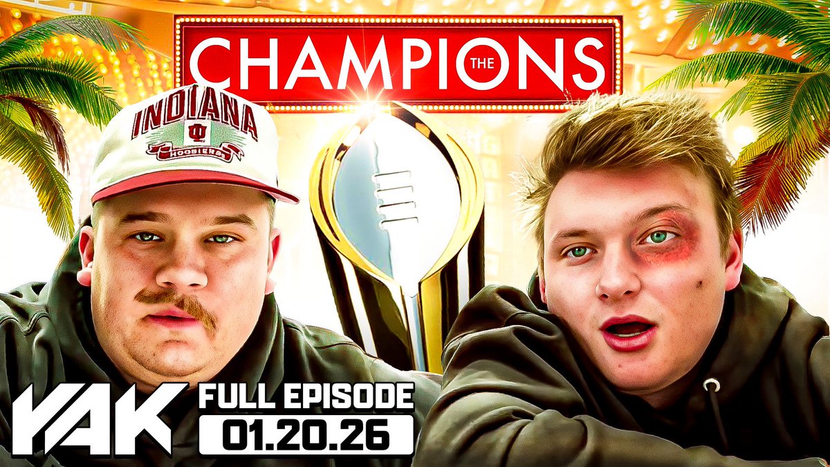 BarstoolBigCat's tweet image. YAK

youtube.com/live/V-kUacNyN…