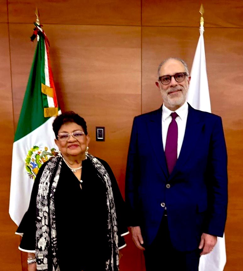 Hoy me reuní con el Doctor Jorge Nader Kuri (<a href="/JorgeNaderK/">Jorge Nader Kuri</a>), quien asume el cargo de Director General del Instituto Nacional de Ciencias Penales (<a href="/INACIPE/">INACIPE</a>) de la @FGRMéxico.
Un abogado penalista y profesional dedicado a esta materia, así como al estudio de la Política Criminal y