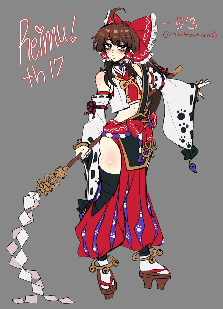 rinnytanart's tweet photo. New Reimu TH17 fan design~!! ^^)!! ❤️❤️❤️!!
#東方Project #touhou #touhouproject https://t.co/AdTnrlI3kj