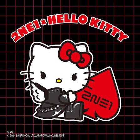 the_best_2NE1's tweet photo. 2NE1 x Hello Kitty https://t.co/1GZc9LGb5o