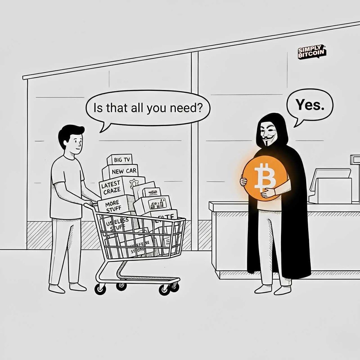 All you need is Bitcoin ⚡