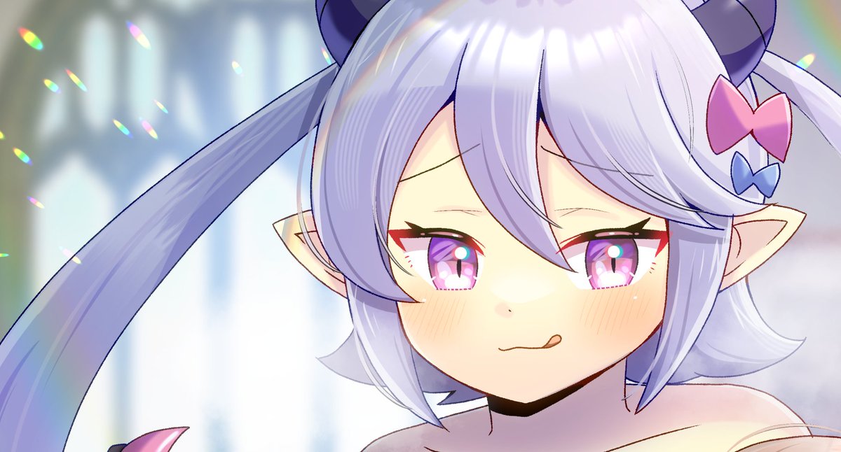 「#Skeb リクエスト有難うございます! こういう表情描くの好きなんですよね…!」|ヒヨヨ@skeb募集中のイラスト