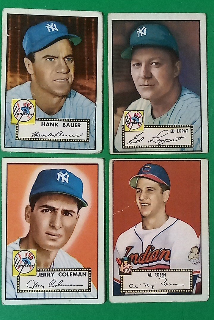 delspacefranco's tweet photo. Big shout out to @burrisjohn for a great deal on these #1952Topps! I won't bother doing the completion percentage but suffice to say, I'm grabbing every #1952Topps I can get my hands on. Long way to go... https://t.co/WOSob0JY3I