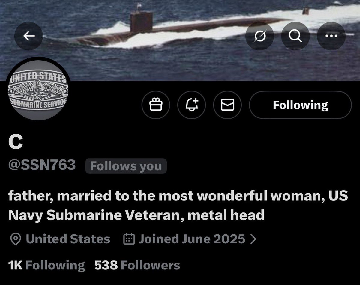 Submarine Vets need friends too! 

Follow, repost, and comment when done! 🫡 

<a href="/SSN763/">C</a>
