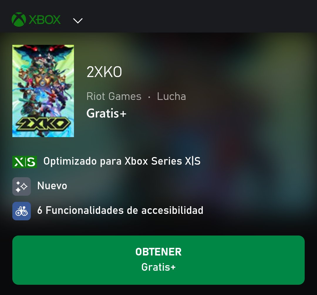 ColectivaXbox's tweet image. 2XKO ya seria jugable en Xbox Series.

xbox.com/es-ar/games/st…