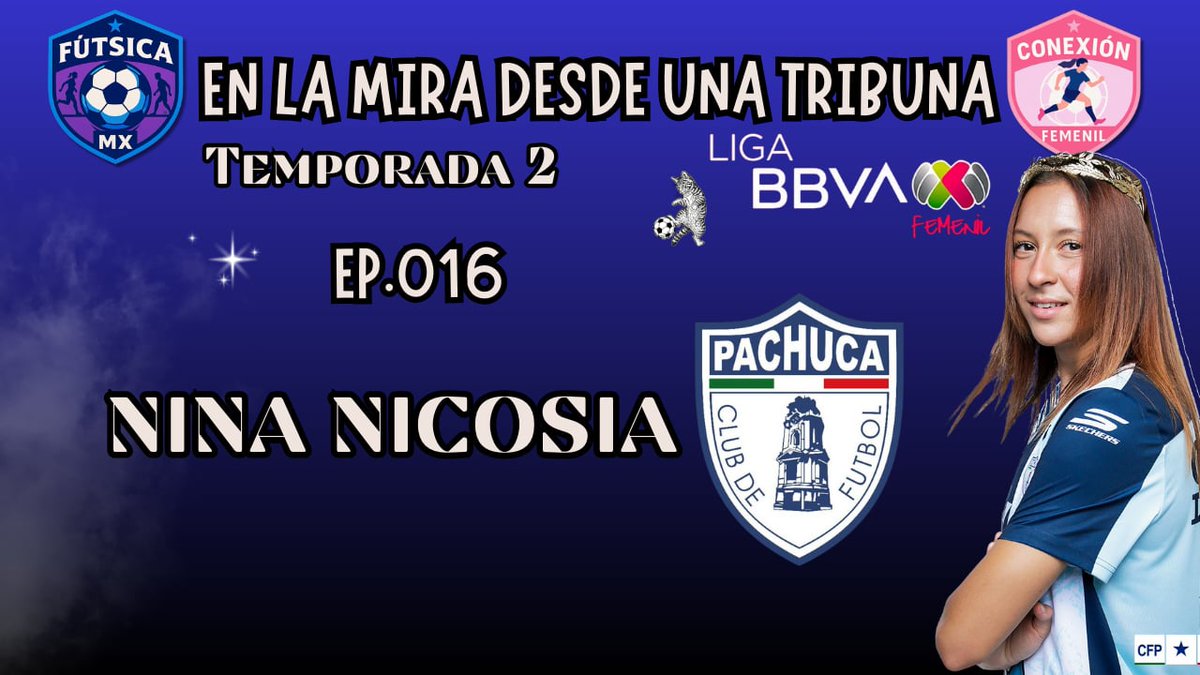 Ya está disponible el episodio 16 de: "En la mira desde una tribuna" en su segunda temporada presentamos a Nina Nicosia jugadora de <a href="/TuzosFemenil/">Club de Futbol Pachuca Femenil</a> narrado por Diegol de  <a href="/Somos_Luchafut/">⚽️Virales Fc⚽️</a> 

♥️ Y RP para llegar a más 👇🏽👇🏽👇🏽
youtu.be/hdvaQT0d6AM?si…