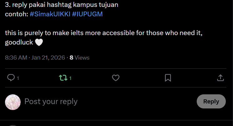 glossaery's tweet photo. @shitnvrhappened belum ada kampus tujuan yang pasti tapi #PTLN wml! thank you for the GA 💗 https://t.co/HpQajfEGjn