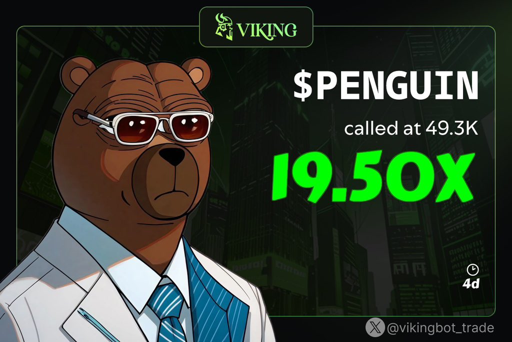 We traded on $PENGUIN and we are making 19X profits
CA>> 
/pnl 8Jx8AAHj86wbQgUTjGuj6GTTL5Ps3cqxKRTvpaJApump 

Send a dm to join now 
t.me/CRYPTO_DiVA 

#memecoin #Solana #solanamemecoin #Elon_Musk #Beele #bitcoin #Gold #USA