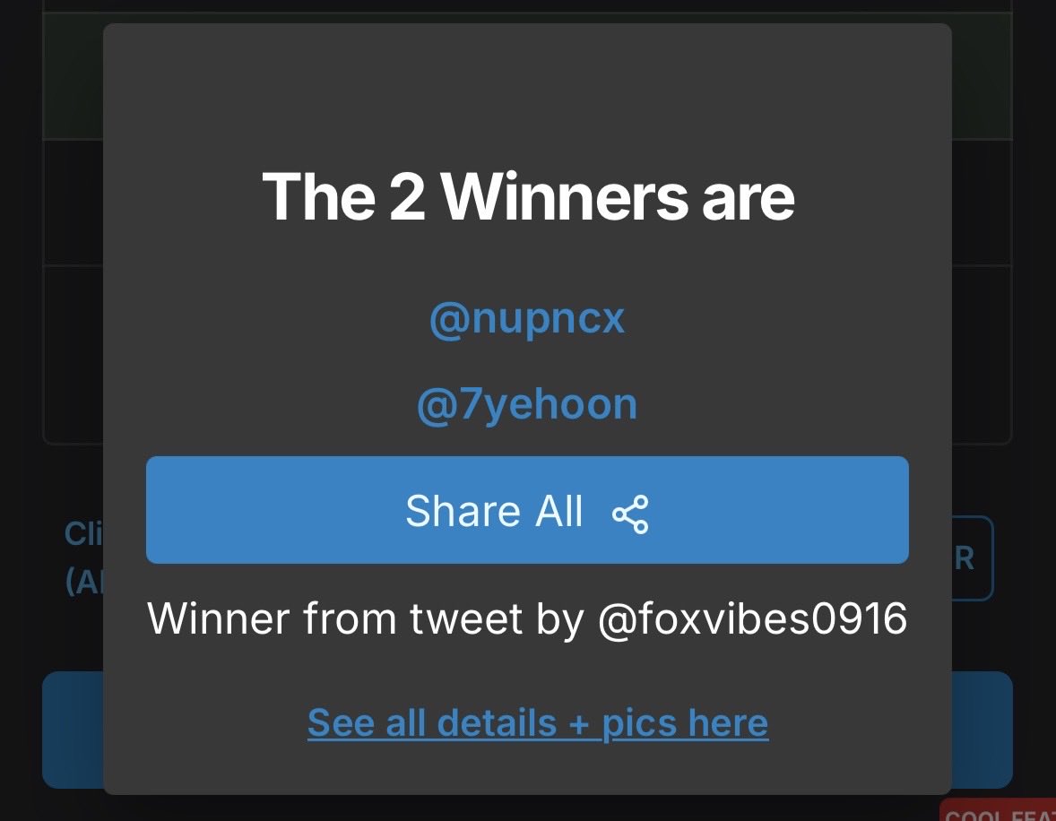 슬로건 #RT 이벤트 당첨자 입니다

<a href="/nupncx/">묭</a> 
<a href="/7yehoon/">시몬이(상태:계미새)</a> 당첨자분은 DM 부탁드립니다!