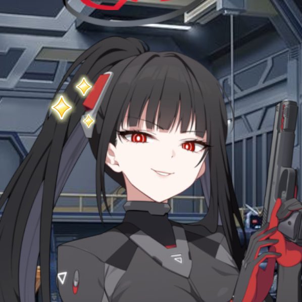 I like it when she grins like this.