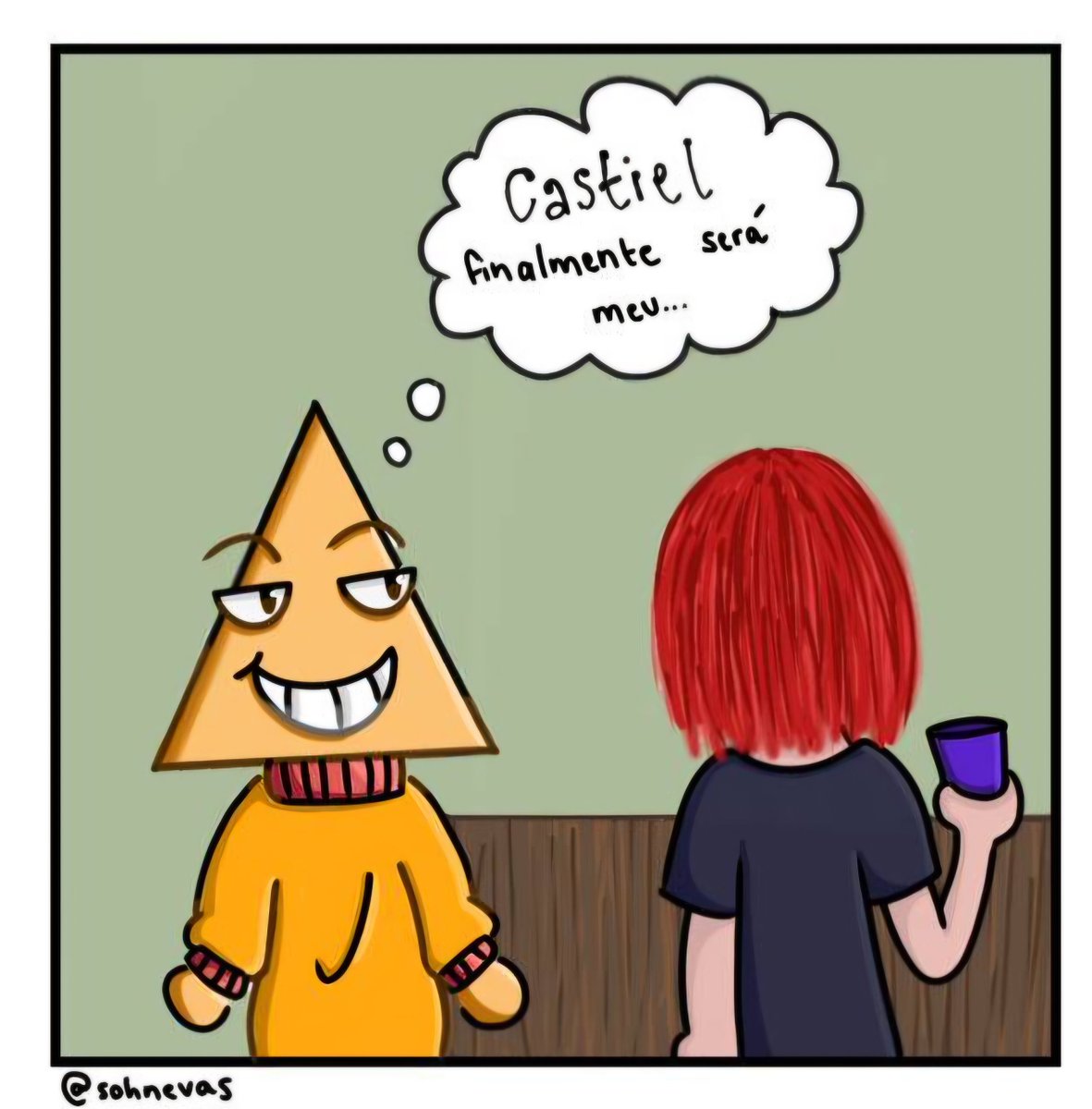 _sohnevas_'s tweet photo. Depois de ver o vídeo do coelho rosa no amor doce, decidi fazer essa tirinha... Espero que gostem (@_Daishikawa @EuHipe) 

Ps: esse não é muito meu estilo de desenho e não tenho prática com arte digital https://t.co/kq19f9uqvp