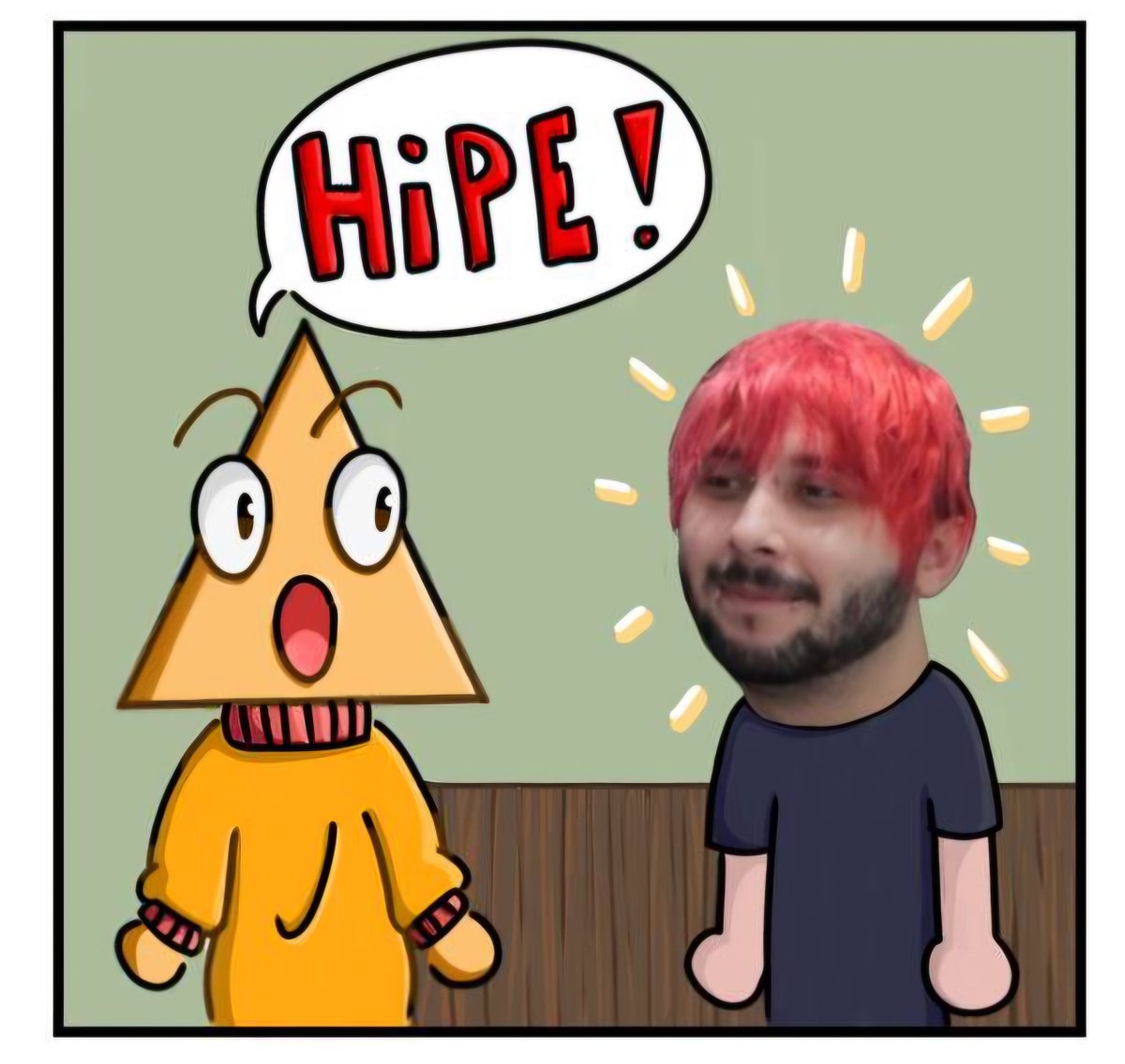 _sohnevas_'s tweet photo. Depois de ver o vídeo do coelho rosa no amor doce, decidi fazer essa tirinha... Espero que gostem (@_Daishikawa @EuHipe) 

Ps: esse não é muito meu estilo de desenho e não tenho prática com arte digital https://t.co/kq19f9uqvp