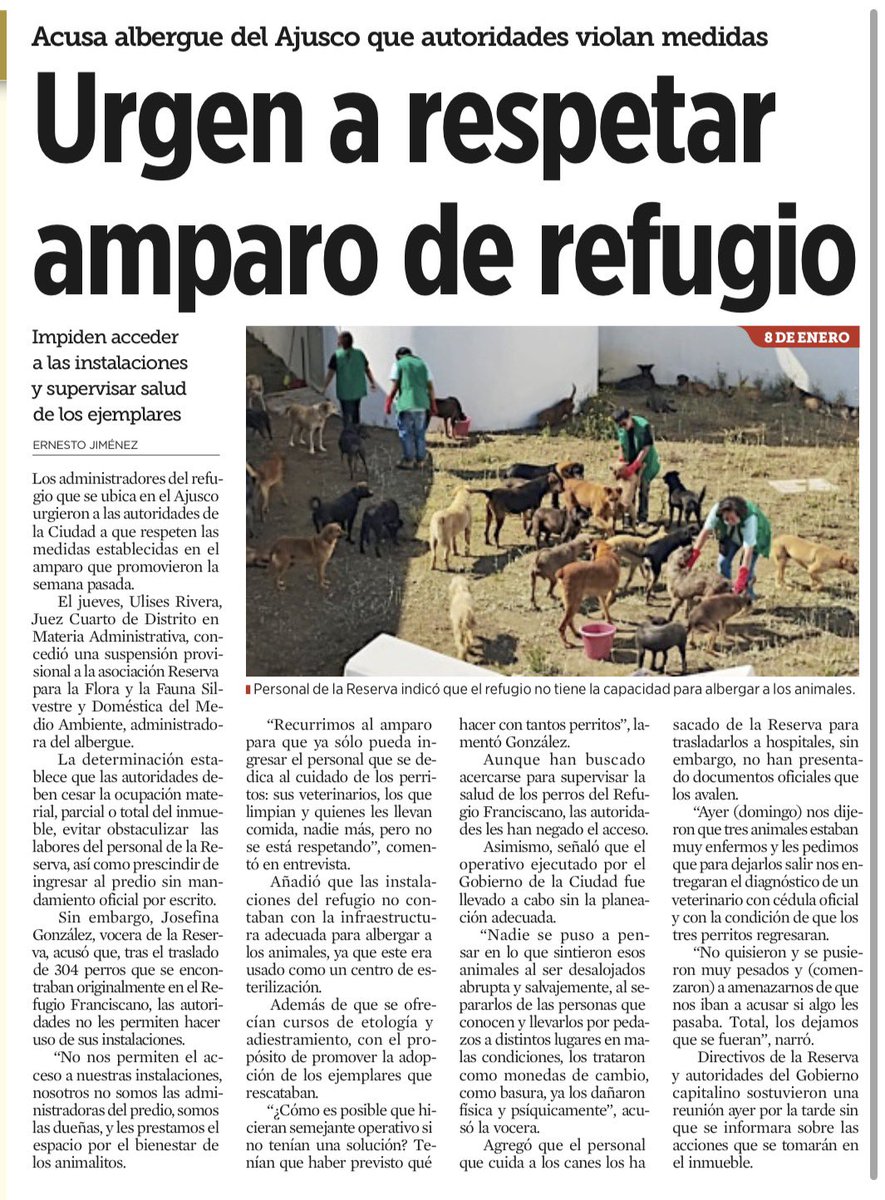De película de Hollywood  de terror para los más de 1000 perros y gatos ni porque estados Unidos los tiene en la mira a los gobiernos emanados de ya saben que partido ceden en su autoritarismo en diversos temas  como el  tan sensible  Tema franciscano que Dios los perdone !!!!!