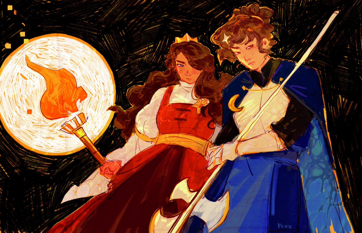 forrest13_'s tweet photo. “Can Cherri fight” “Can Apokuna fight” get woke. Can they accept a third 

#cherrifirefanart #apokunafanart 
#bannerfallsmpfanart https://t.co/ybSWOq2gCY