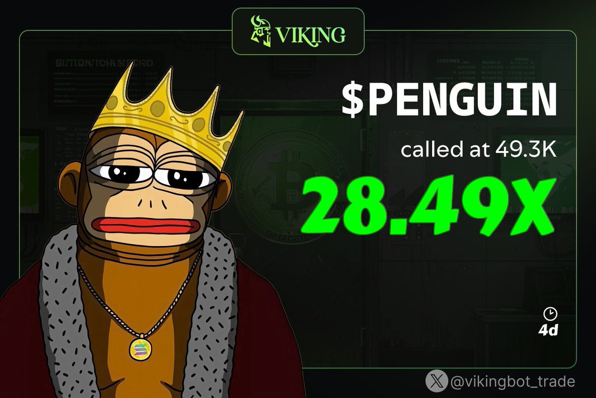 We traded on $PENGUIN and we are making 28X profits
CA>> 
/pnl 8Jx8AAHj86wbQgUTjGuj6GTTL5Ps3cqxKRTvpaJApump 

Send a dm to join now 
t.me/CRYPTO_DiVA 

#memecoin #Solana #solanamemecoin #Elon_Musk #Beele #bitcoin #Gold #USA