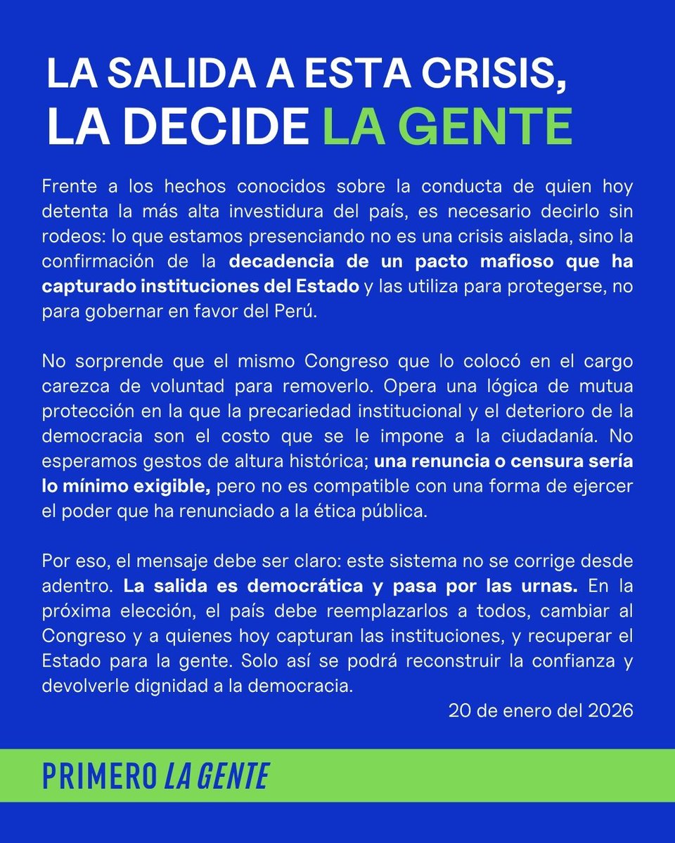 Primero La Gente tweet media