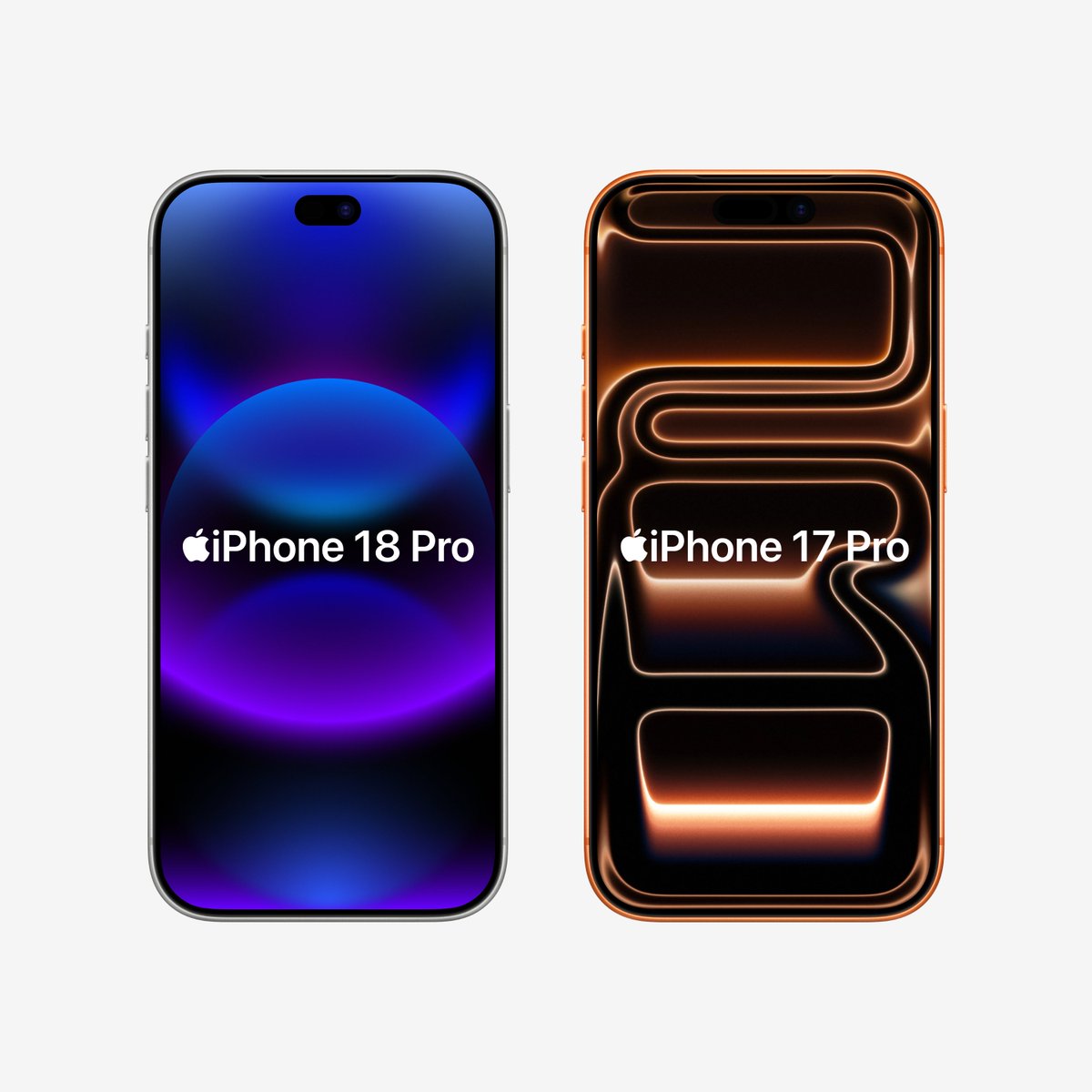 ld_vova's tweet image. iPhone 18 Pro vs iPhone 17 Pro

Concept | Based on leaks and rumors

#iPhone18Pro #iPhone18ProMax #iPhone18 #Apple