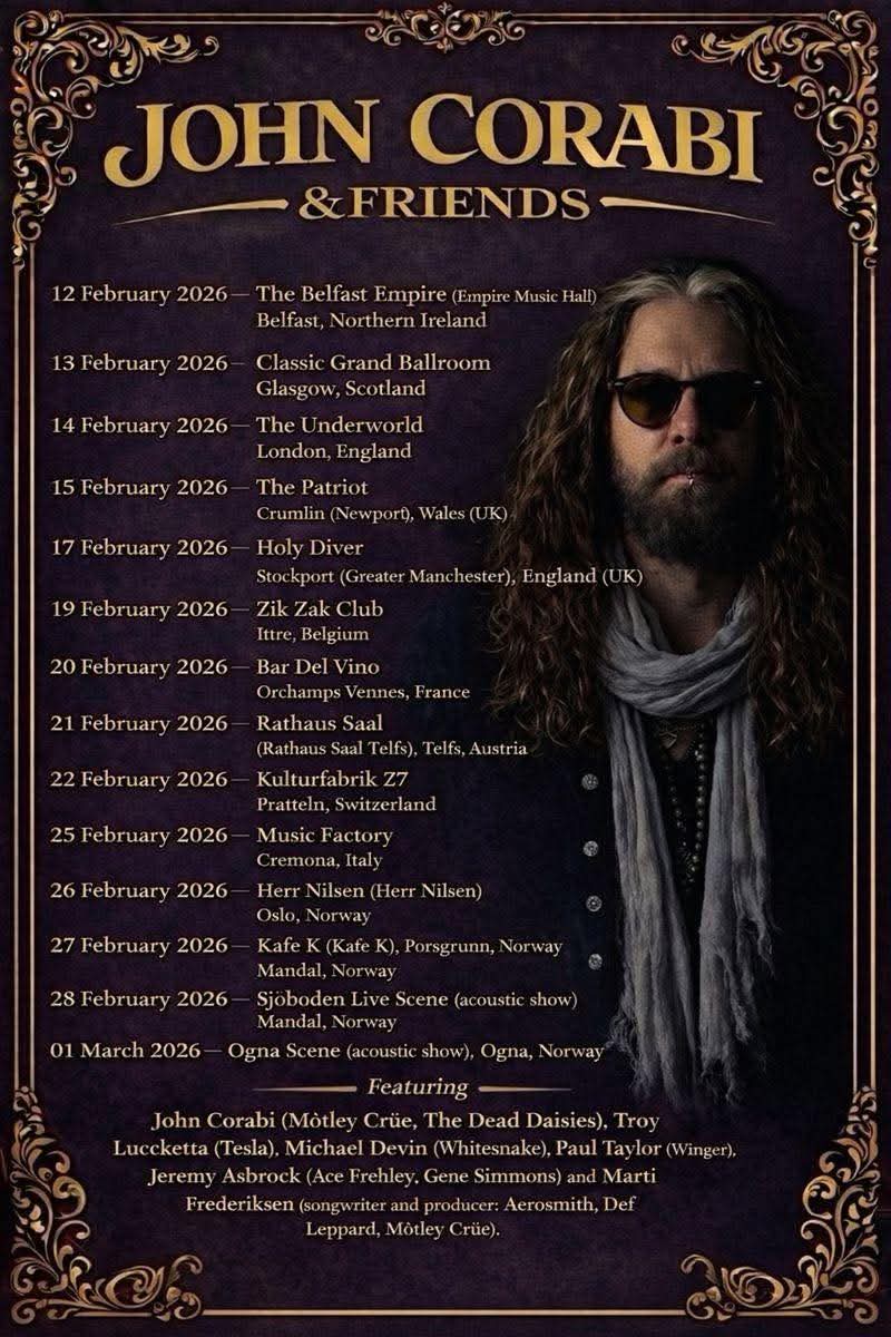 John Corabi tweet media
