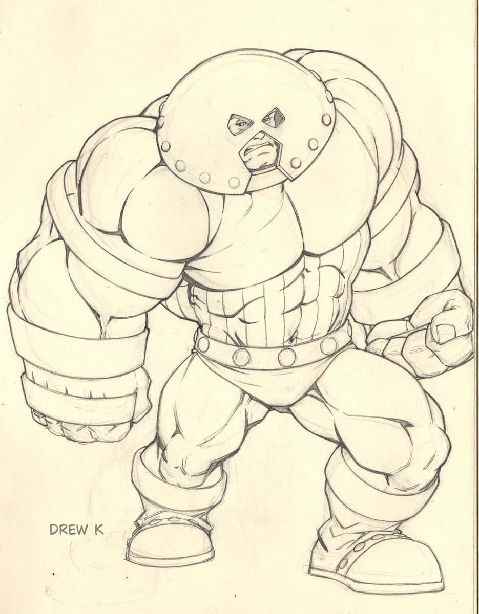 DrewKComics's tweet photo. The Juggernaut #Marvel #sketchbook #xmen https://t.co/oEYHJWbUR2