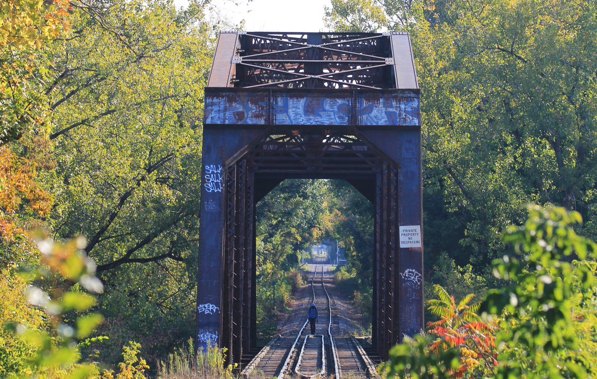 Railroad bridge, Burlington, VT.