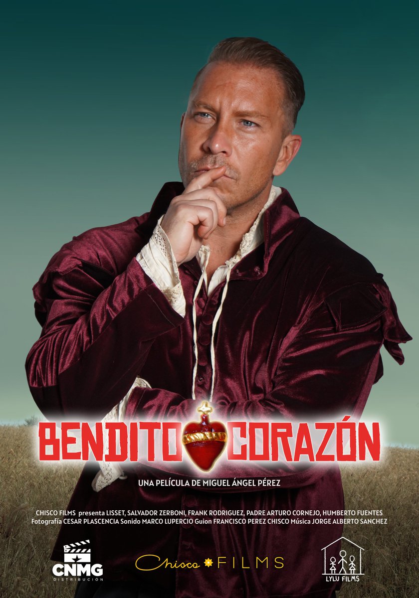 Queridos hermanos,
Con mucha alegría queremos compartirles el elenco de la nueva película “Bendito Corazón”.
Les recordamos que este 22 de enero los esperamos en las salas de cine para disfrutar de Bendito Corazón, dirigida por Miguel Ángel Pérez y producida por Chisco Films.