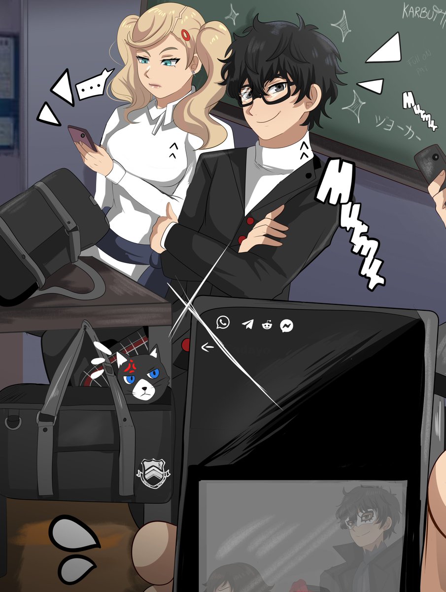 Karbuitt's tweet image. After all..He's a Phantom Thief 😕