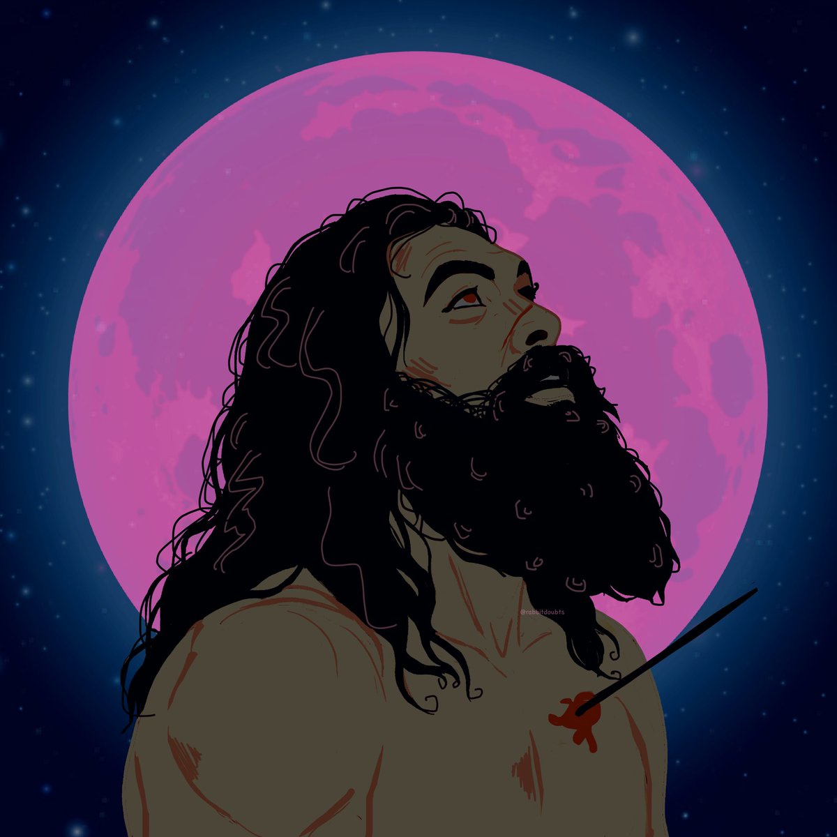 "moon."

samson from #28yearslater: the bone temple. chi lewis-parry was so shockingly charming.