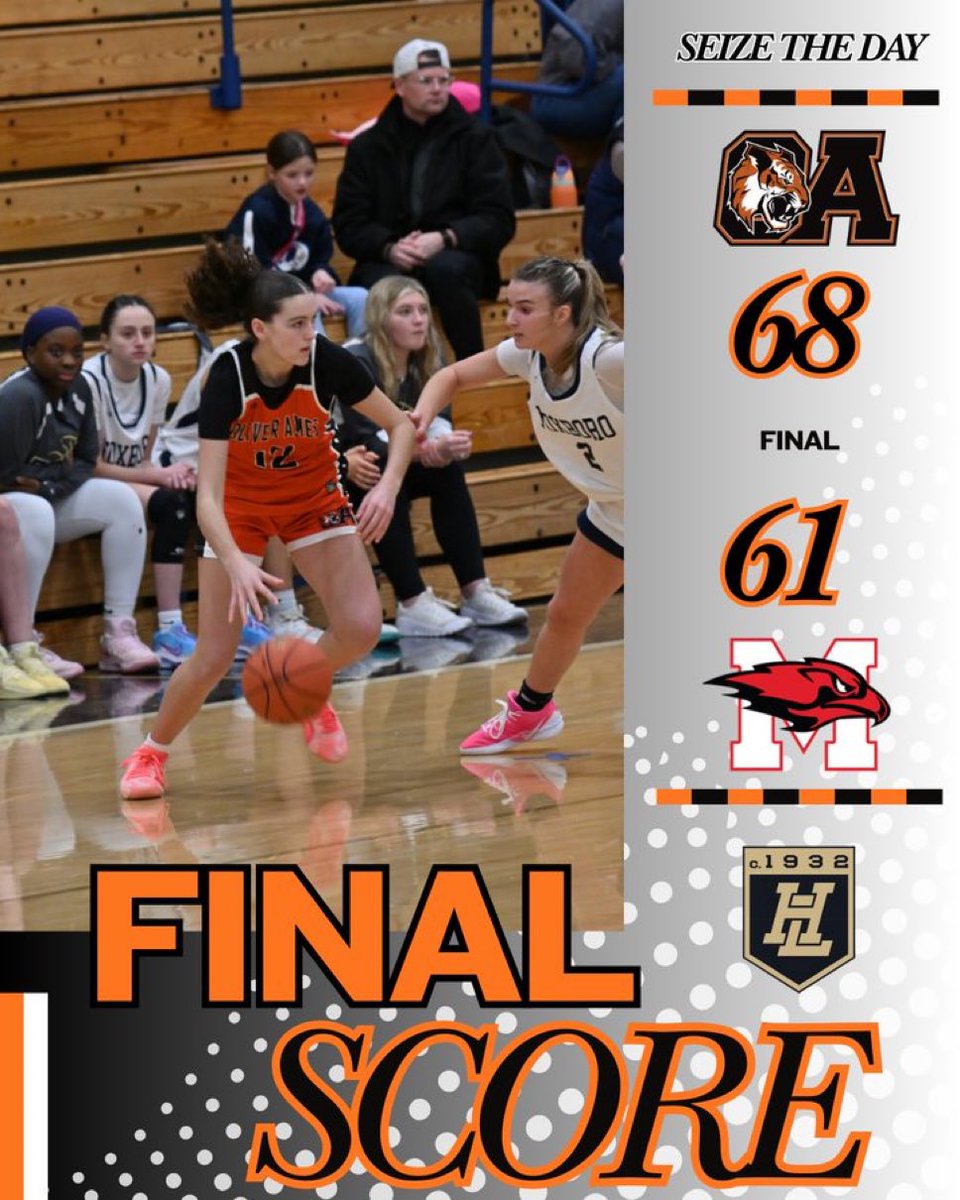OAtigersGBB's tweet image. Varsity Final

Oliver Ames 68
Milford 61

Gamble 30pts 2reb 2ast 5stl
Horsman 25pts 12reb 2ast
Strom 2pts 3reb 5ast 2stl

🐅🏀
@OAHSTigersports @HockomockSports @BrocktonSports @GlobeSchools @TrevorHass @ethman43