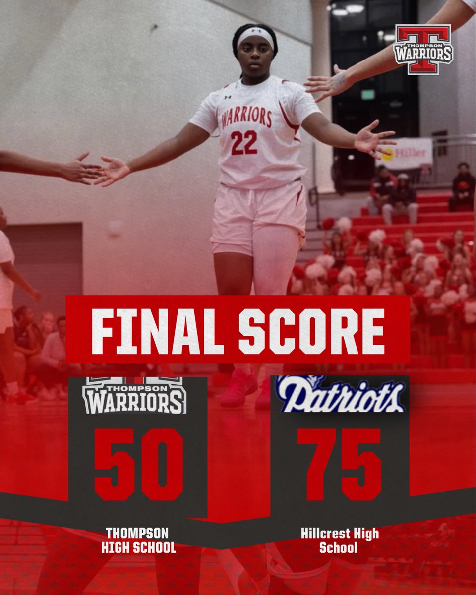 ThompsonWbb's tweet image. Final from Warrior Arena