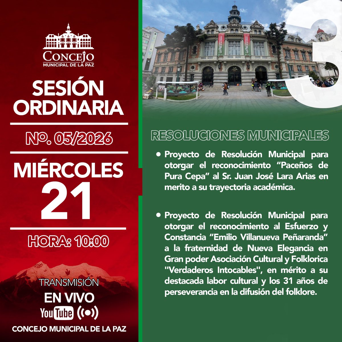 Concejo Municipal de La Paz tweet media