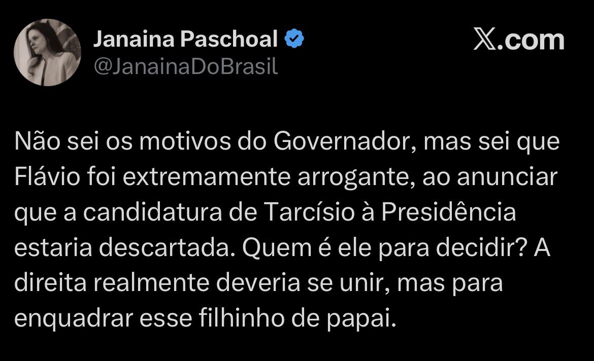 A direita deveria se unir para nunca mais eleger gente igual você que usou o nome de Jair Bolsonaro pra ganhar salário público