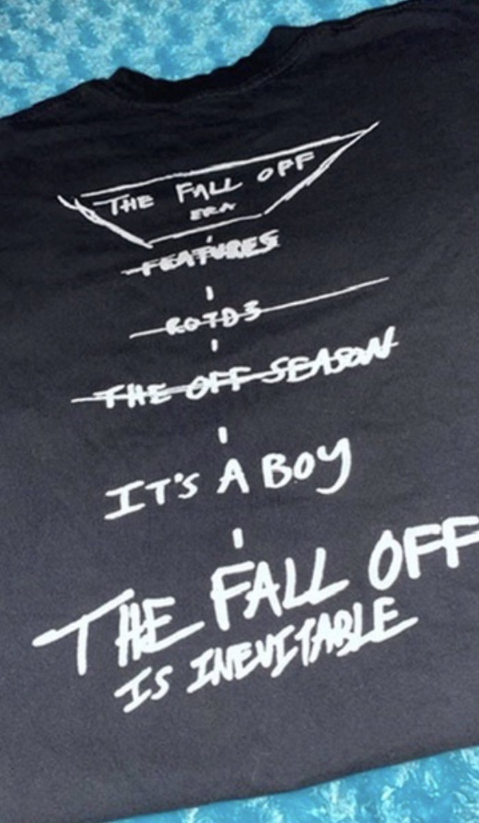 All I’m saying is this merch I got on tour makes no sense if not. Why would Cole print these shirts idk 🤨