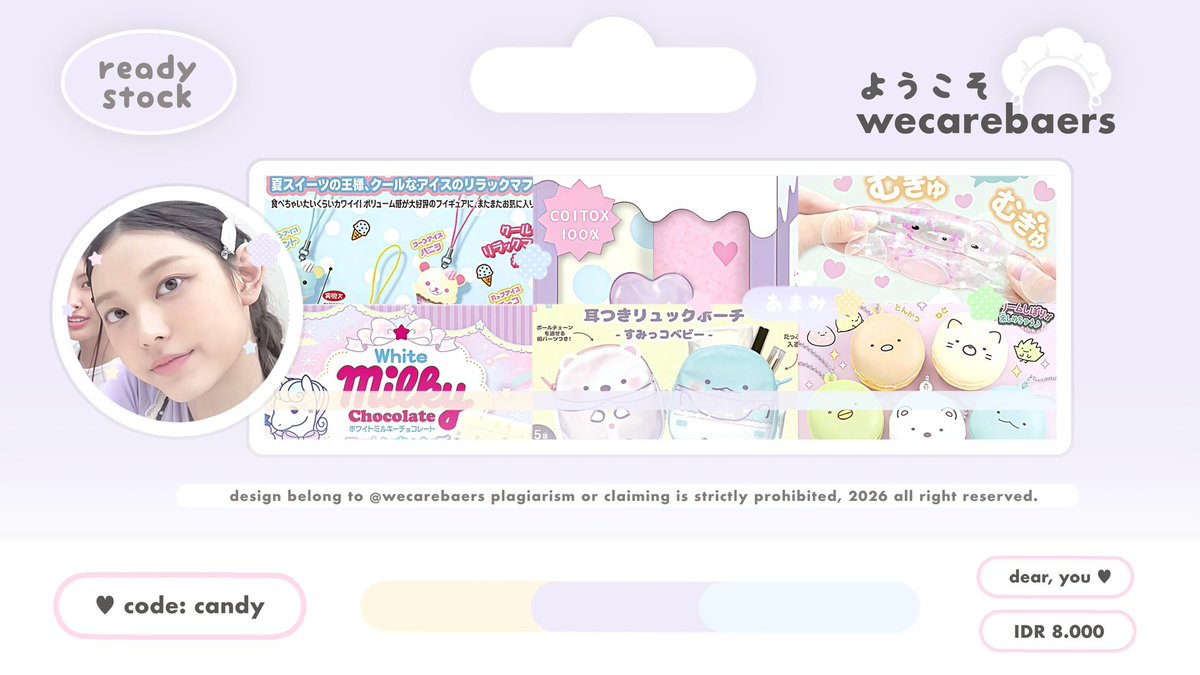 wecarebaers's tweet image. help repost ! timamaci &amp;gt;ᴗ&amp;lt;

👩🏻‍🍳 ⓘ heeelloo! aku bawa 5 layout rs ready stock haerin haum leesol minji karina yang bisa kamu jemput sekarang melalui direct messages or telegram ♡ IDR 8.OOO koin. 

#zonauang