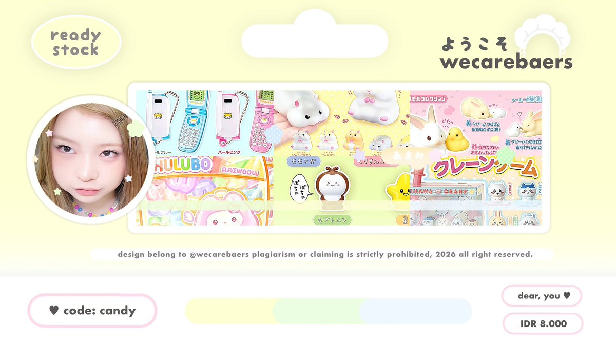 wecarebaers's tweet image. help repost ! timamaci &amp;gt;ᴗ&amp;lt;

👩🏻‍🍳 ⓘ heeelloo! aku bawa 5 layout rs ready stock haerin haum leesol minji karina yang bisa kamu jemput sekarang melalui direct messages or telegram ♡ IDR 8.OOO koin. 

#zonauang