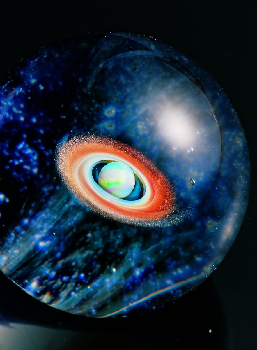 Plus Alpha ＋α 　宇宙ガラス　戸水賢志　プラスアルファ プラスアルファの宇宙ガラス】無限に広がる宇宙をガラス玉に閉じ込め