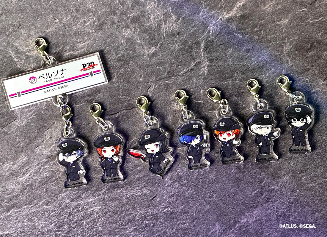 keiocollabo's tweet image. 「#京王電鉄 × #P30th」
POP-UP SHOP販売商品のご紹介
╋━━━━━━━━━━━━╋
✨トレーディング駅名看板風プレートチャーム(全7種)✨
京王の駅係員・乗務員の制服を着用したオリジナルミニキャライラストを使用した駅名看板風プレートチャームです。
コンプリートセットも販売！
#ペルソナ
