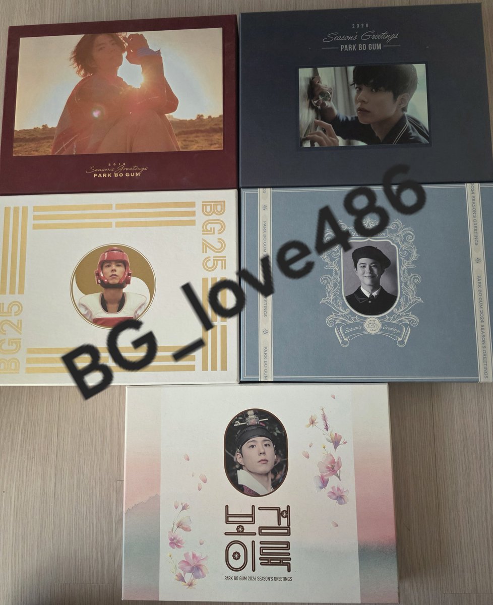 지금까지 구매한 시그들🤍 앞으로 해가 갈수록 더 생기겠지....ㅋㅋㅋ